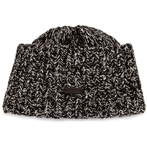 NWOT🖤SAINT LAURENT🖤Knitted Cuff Cashmere Wool Beanie - Picture 2 of 7